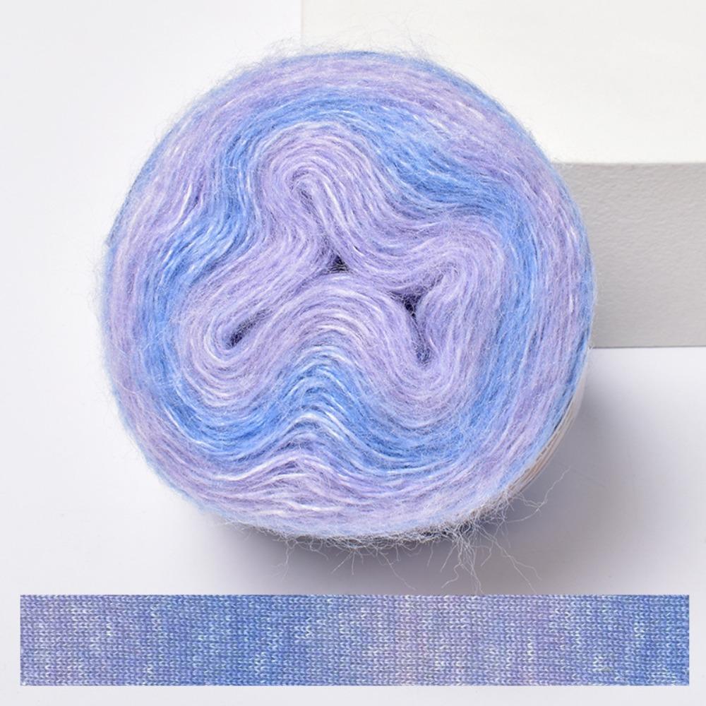 250M Lente/Zomer Kleurverloop Cake Garen Haken Handgeweven Zacht Garen DIY