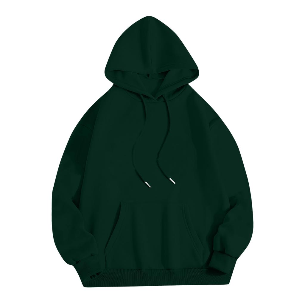 Women's Casual Round Neck Long Sleeve Sweatshirt Color Sweatshirt