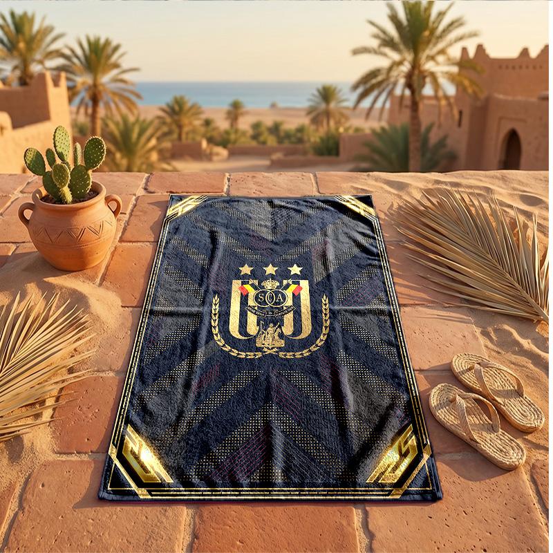 Anderlecht FC Druck Mikrofaser Strandtuch Schnelltrocknend Saugfähig Großes Handtuch für Strand Schwimmen Reisen