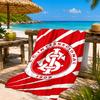 Inter Club Emblem Printed Microfiber Beach Towel, Soft And Absorbent, Quick-Dry, Ideal for Summer Travel, Beach Essential, Swimming Pool