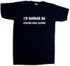 I'd Rather Be Playing Bass Guitar V-Neck T-Shirt