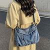 Denim Crossbody Bag Women's Large Capacity Shoulder Bag
