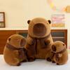 25-30CM Hot Plush Stuffed Doll Cute Scarf Pufferfish Plush Kawaii Animal Toy Children's Birthday Gift Capybara Doll Kids Toys
