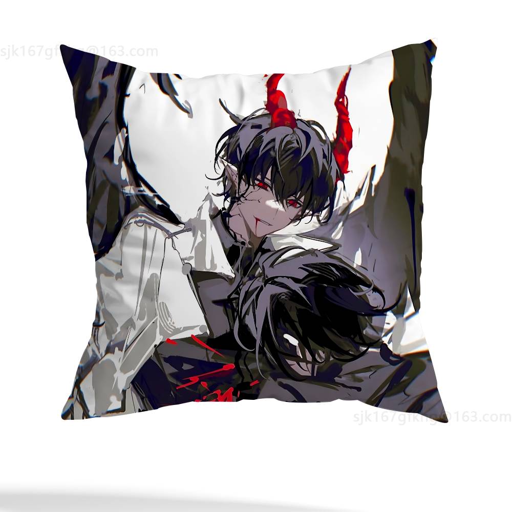 Anime Omniscient Reader Viewpoint Pillow Case Square Double-Sided Printing Short Plush Sofa Cushion Cover Bedroom Bedside Pillow