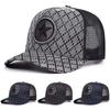 Creative Simple New Mesh Hat Five Pointed Star Grid Street Pop Hip Hop Hat Daily Sunshade Baseball Hat Unisex