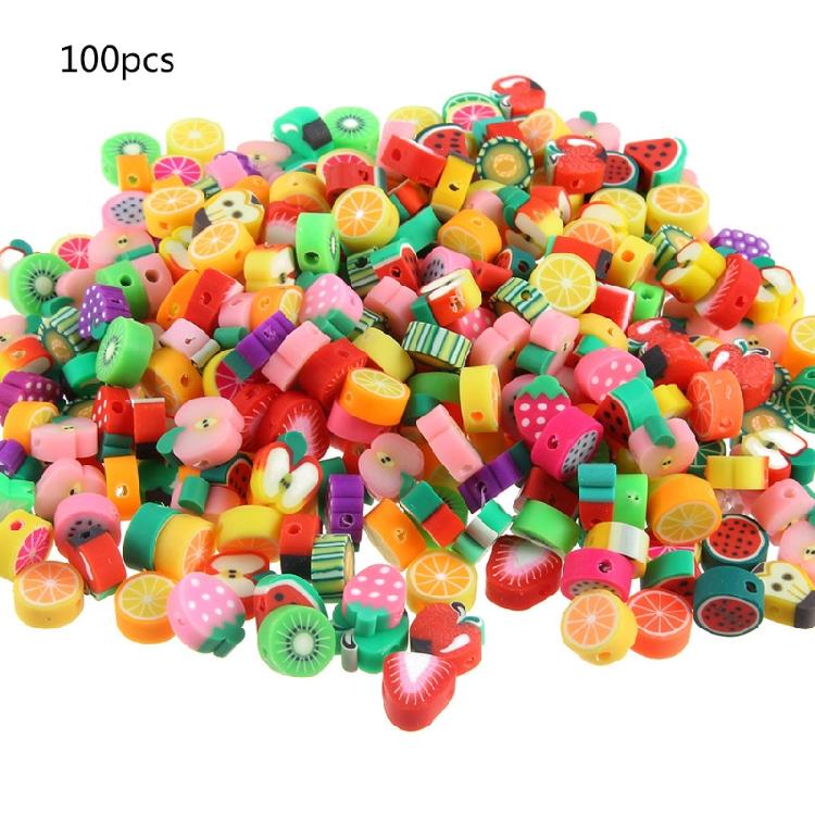 

Handmade Clay Beads Fruit Spacer Beads Charms for Bracelet Earring 1