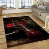 Drum Kit Music Instruments Drum Set Carpet Rug for Home Living Room Bedroom Sofa Doormat Decor,kids Area Rug Non-slip Floor Mat