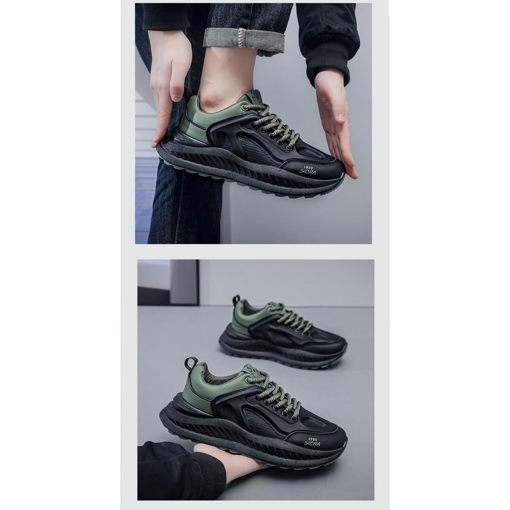 Casual Shoes Men's Shoes Korean Fashion Pops Shoes Men Tide Shoes Thick Bottom Running Sports Shoes