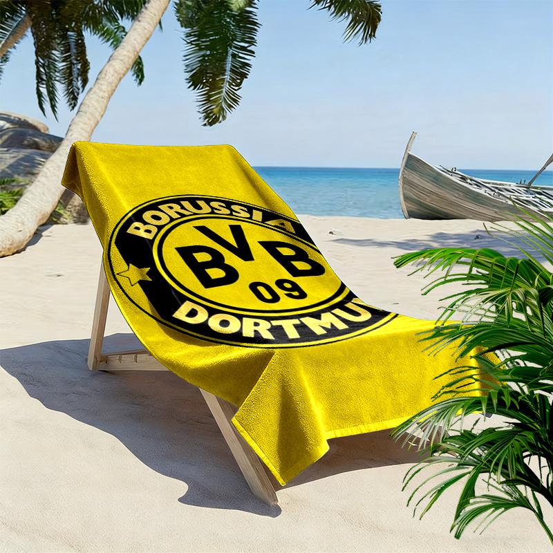 Dortmund Print Beach Towel, Large Soft Quick Dry Towel for Beach Camping Swimming