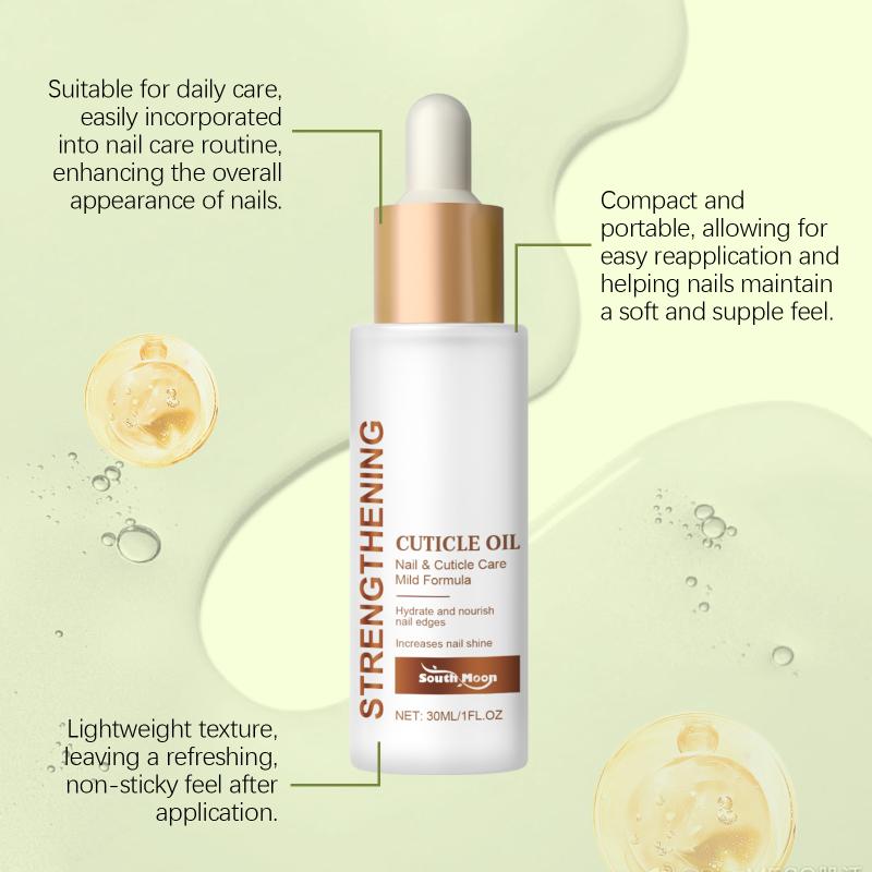 Nail Edge Revitalize  Oil 30ml Daily Use for Strengthening Brittle Nails Moisturizes Restores Smooth Glossy Finish