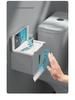 Smart Sensor Toilet Paper Holder, Automatic Wall-Mounted Dispensing, Punch-Free, Waterproof.