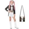 Kid Girls Rumi K Pop Demon Hunter Cosplay Kids Black Gloden Costume Chid Disguise Performance Roleplay Uniform Halloween