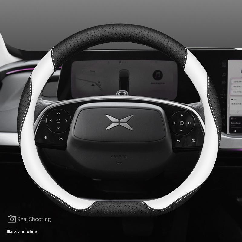 2023 Xiaopeng G6 Genuine Leather Steering Wheel Cover - Ultra-thin, Fits 22/23 New P7, P5, G3, G9