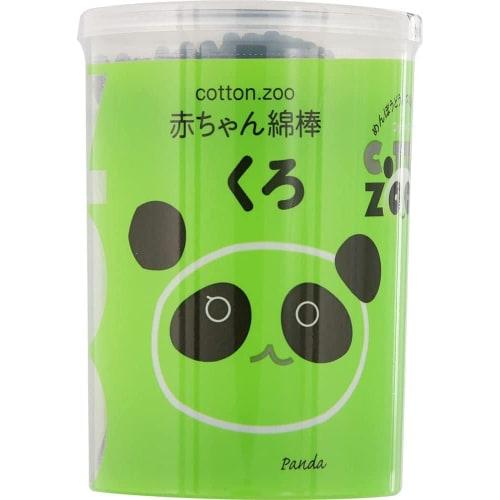 

Pip Cotton ZOO Baby Black Cotton Swabs 160P x 5-Pack