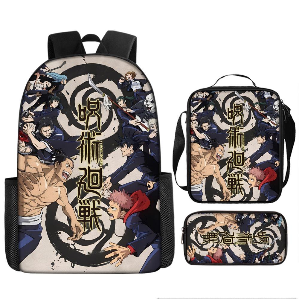 Spell Return to War Backpack Campus Primary and Secondary School Student School Bag Knotweed Yoren Fuhehui Wujo Animation Backpack