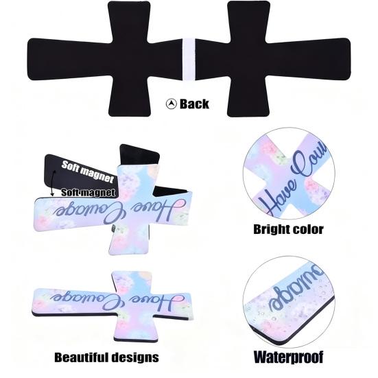 Magnetic Bookmarks Religious Floral Book Page Holder for Bible And Book Reading Companion Gift for Students Teachers Faith Friends