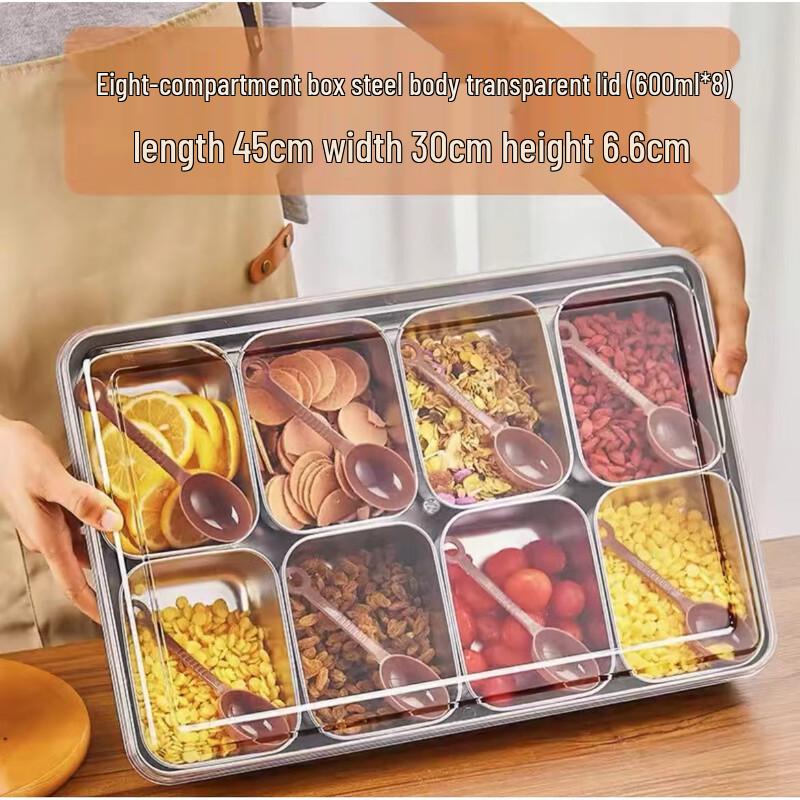777 Commercial 8-Compartment Condiment Organizer