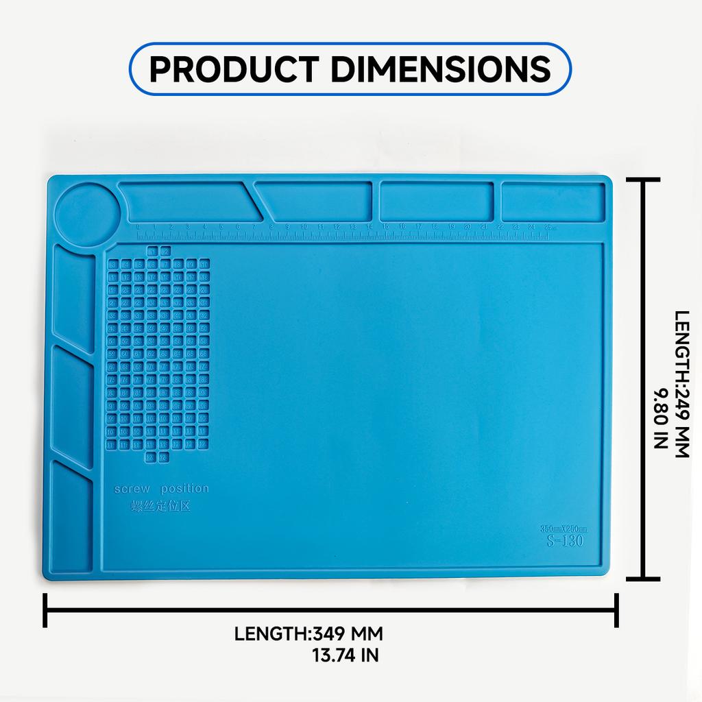 Digital Equipment Repair Remove Silicone Workbench Mobile Phone Repair Work Heat Insulation Pad Work Watch Repair Silicone Mat