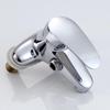 Dual-Use Copper Faucet with Dual Handles and Shower Head for Hot and Cold Basin