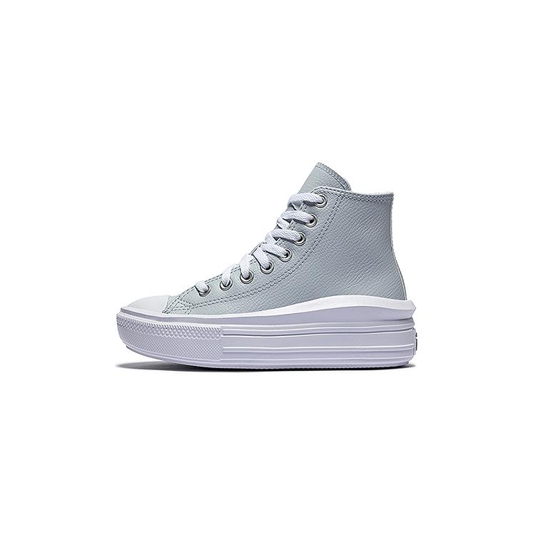 

Converse Chuck Taylor All Star Platform Повседневные Спортивные Удобные Универсальные Модные Высокие парусиновые кеды Детские кроссовки Светло-голубые Серые A14415C 36