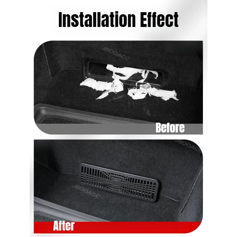 For Tesla Model YL Model 3 Refresh -2026 Car Under Seat Air Vent Cover Anti Blocking Air Outlet Protector Interior Dustproof