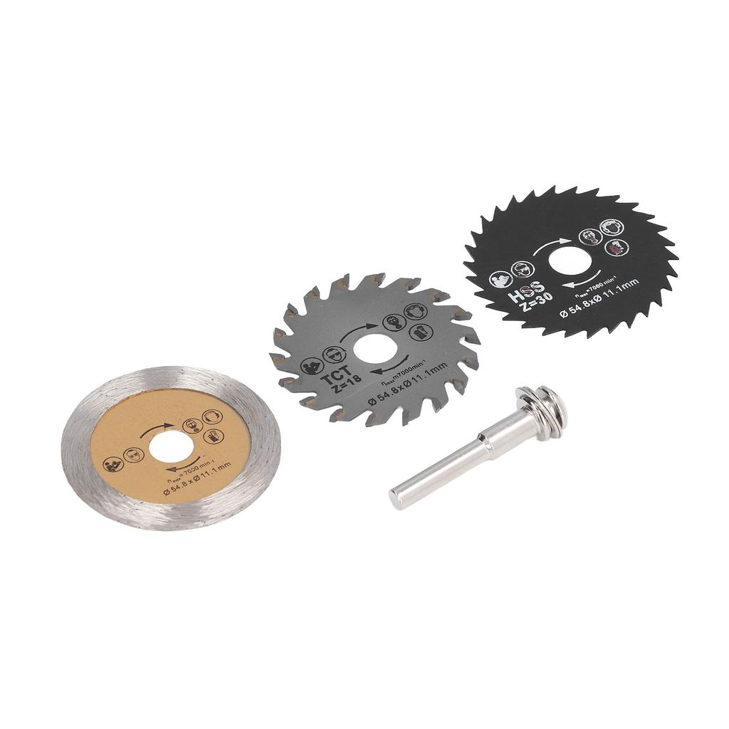 4Pcs Saw Blade 7000RPM Smoother Cutting High Strength Incisive Teeth Mini Wood Circular Saw Blade