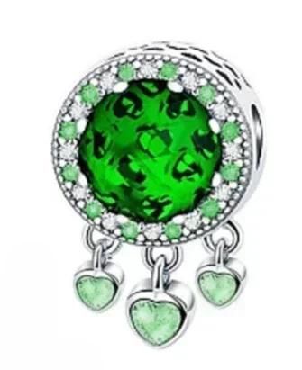 925 Silver Colorful Cat's Eye Charms Crystal Butterfly Beads Pendants Fit Bracelets Necklaces DIY Jewelry Gift