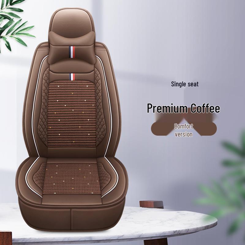 Ice Silk 4-Season Car Seat Cushion Universal Fit