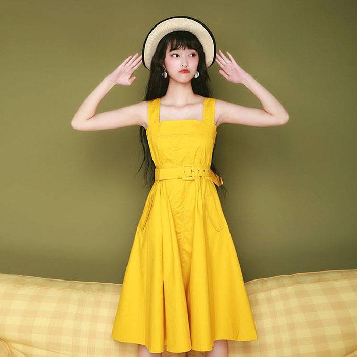 sleeveless long frocks