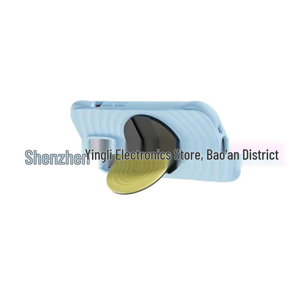 Premium Folding MagSafe Stand with Silicone Wave Pattern