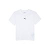 Dare To Tee Logo Pattern Casual Sports Slim Fit Crew Neck Short Sleeve T-Shirt Women Tops White 628241-02