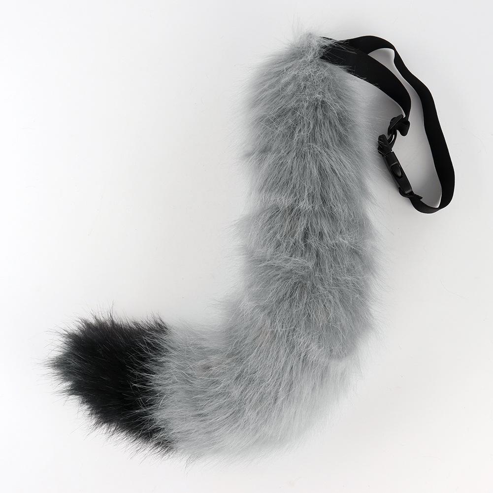 Tomorrow, Operator Lapland cos Wolf ear and tail set, including faux fur wolf ears and a plush tail