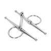 Ring Style Horse Snaffle Bit Jointed Design Horse Mouth Bit Practical Full Cheek Bit  Farm Use