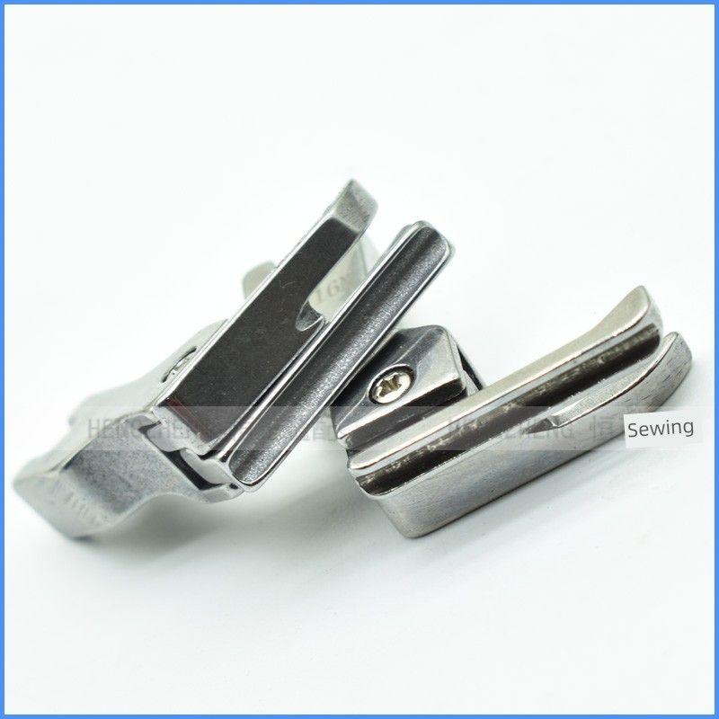 Machine Flat High and Low Groove Presser Foot 0.1/0.2 Seam Allowance Left and Right Groove All Steel CR1/32N CR1/16N Embedded Rope
