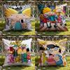 Anime H-Hey A-Arnold Cushion Cover Home & Car Dual-Scene Pillow Cover: Reversible for Premium Comfort