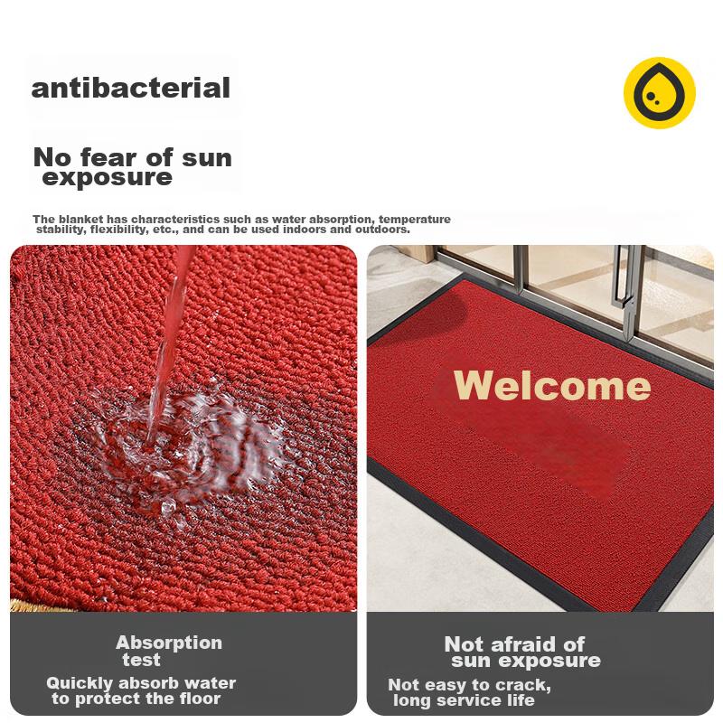 Boneng High-End Entrance Door Welcome Mat, Grand Opening Red Carpet Doormat, Reception Floor Mat for Home Entrance, 60x90cm