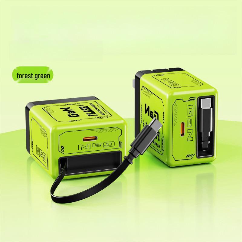 120W GaN Einziehbarer Schnellladekopf - US-Standard