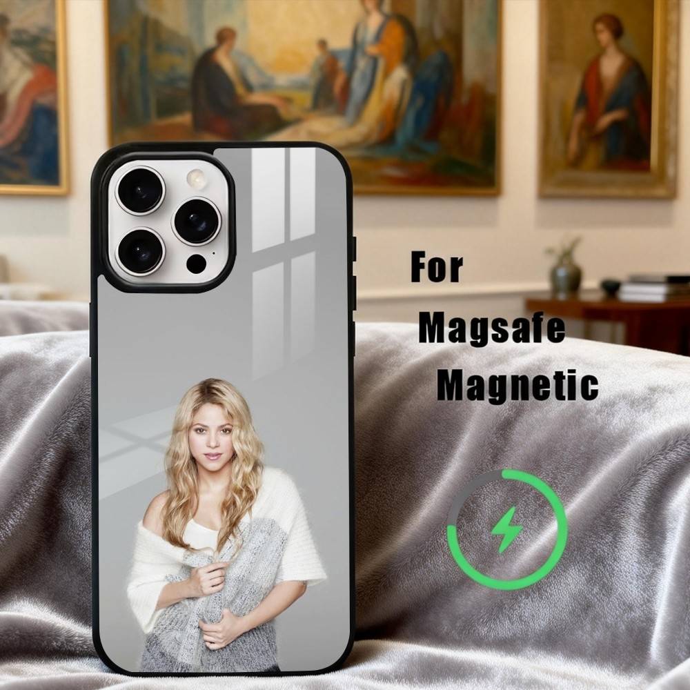 Popular S-Shakira-A  Phone Case For iPhone17,16,15,14,13,12,11 Plus,Pro Max Magnetic For Magsafe Wireless Charging