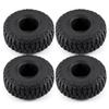 RCMAZO 4PCS 2.2" Crawler Tires with Foam Inserts, 2.2" Mud Terrain Super Grip Soft Sticky Crawler Tires for Axial SCX10 III TRX6 Redcat Gen 8 110 RC