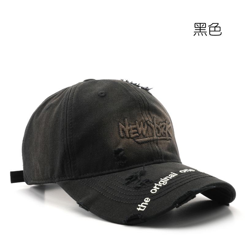

Hat Spring and Autumn Personality Letter Embroidery Cap Outdoor Travel Sunscreen Shade Baseball Cap чёрный