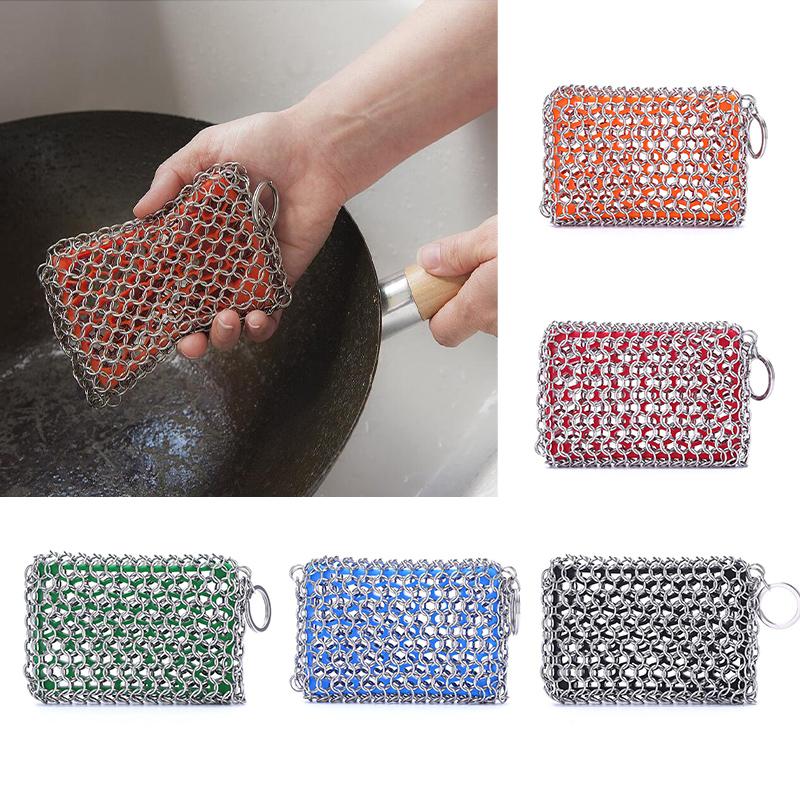 

Силиконовая сетчатая карманная щетка для чистки кухни