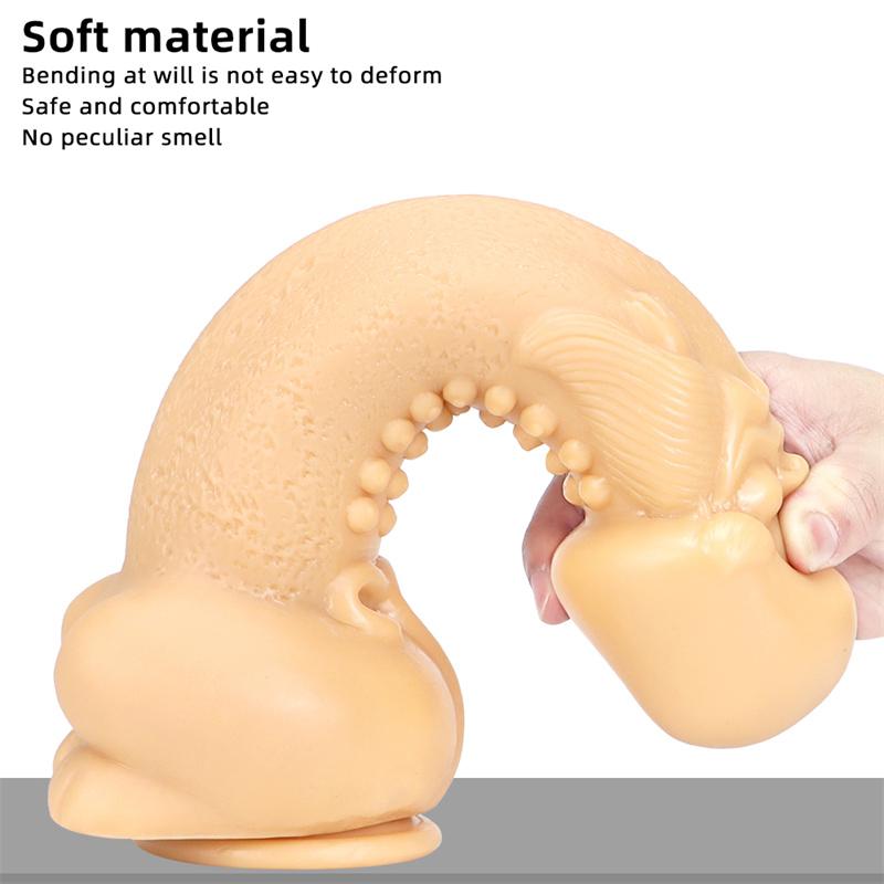 Femeie Cap Mare Chel Plug Anal Moale Expansiune Anus Supradimensionat Dildou Gros Dildou Dispozitiv de Masturbare
