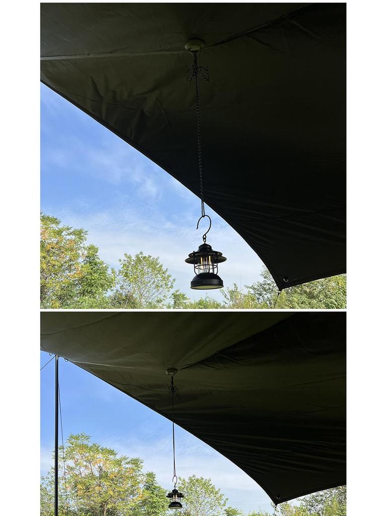 COOLCAMP Magnetic Suction Cup Hook for Tent Awning, Car Camping, Rope Fixing, and Light Hanging