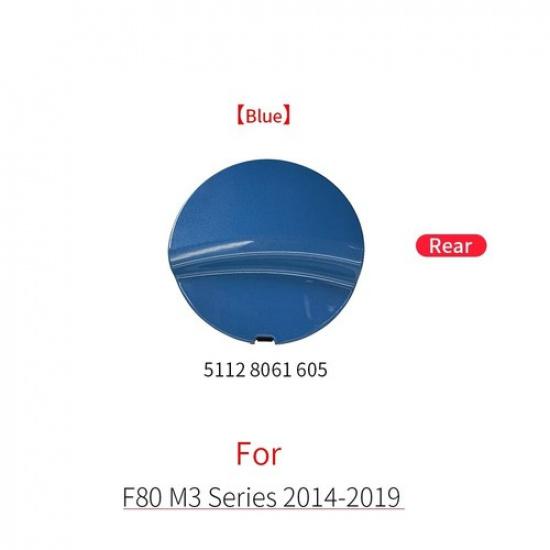 PAINTED Rear Bumper Tow Hook Cover for BMW M4 F82 Coupe 2013 2014 2015 - 2018 Imperial blue A89