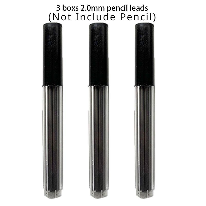 1/2/3 PCS Metal Drawing Pencils 0.3 0.5 0.7 mm HB Art Sketch Writing Mechanical Pencil Leads School Office Supplies Stationery