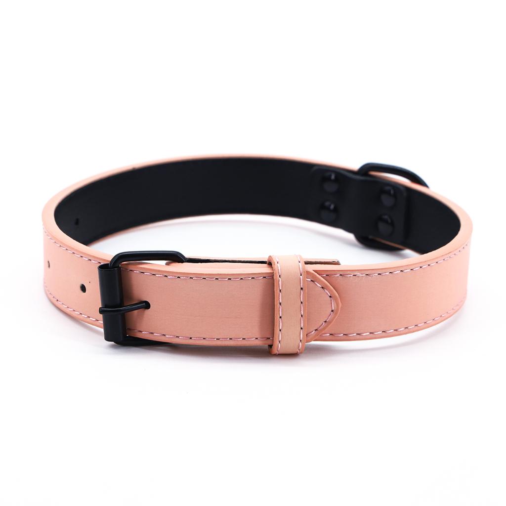 1 Stück Weiches Atmungsaktives Reflektierendes Hundehalsband mit Verstellbarer Rostfreier Metallschnalle für Kleine Mittelgroße Große Hunde