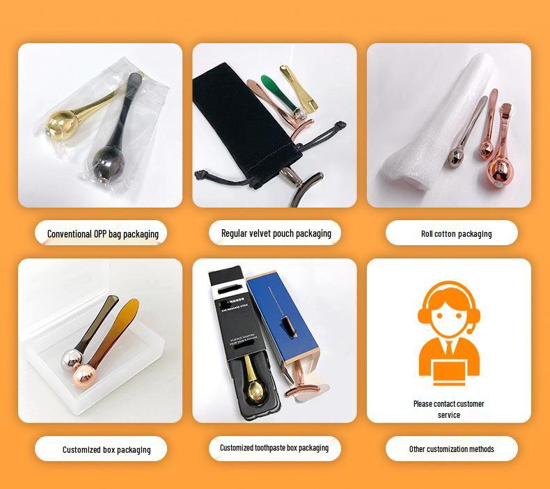 Metal Cosmetic Spatula and Cream Shovel Beauty Tool