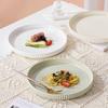 Creative Nordic Style Ceramic Plate Hotel Restaurant Home Western Food Plate Steak Plate Pasta Plate Pizza Plate Salad Plate