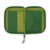 MONTBELL Simple Zip Closure Nylon Wallet Regular Unisex Couple Green