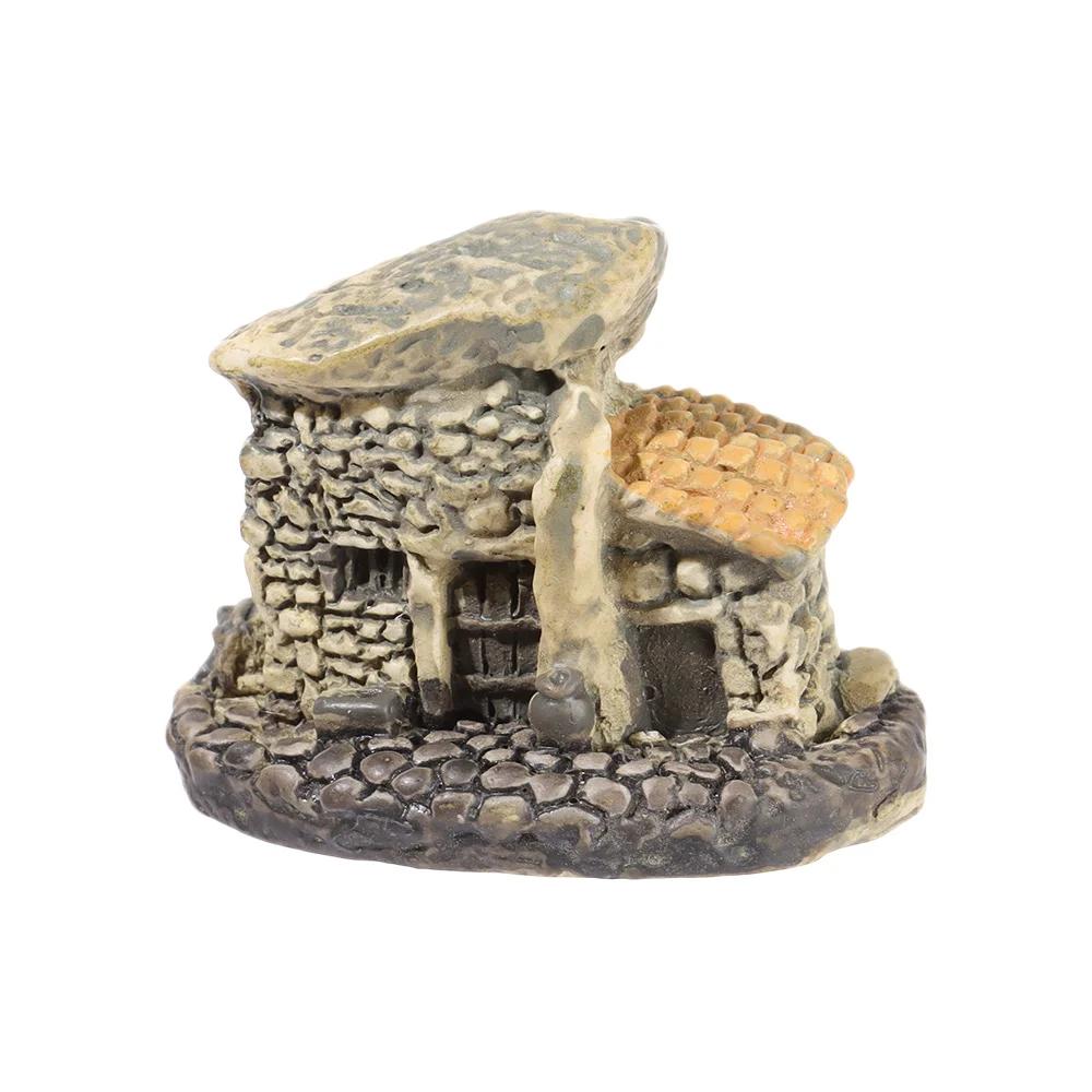 7 Styles Miniatures Fairy Garden Decoration Micro Landscapes DIY Resin Craft Grassland Bridge Pool Accessories